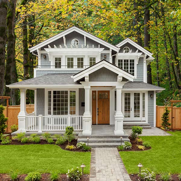 finished new construction home