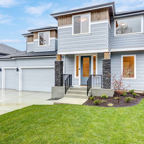 house with new exterior