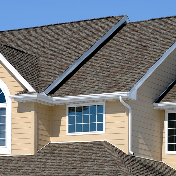 home with new roof